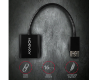 Axagon RVD-VGN, DisplayPort - VGA adapter, FullHD, 1920*1200 - 1353450 - zdjęcie 2
